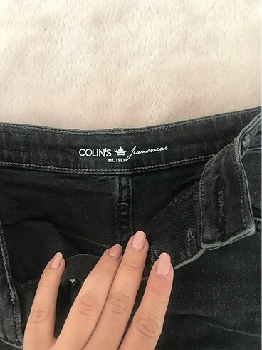 Colin's Colins siyah kot şort