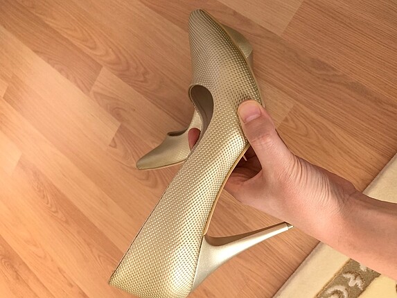 39 Beden altın Renk Stiletto