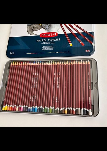 Derwent Pastel Kalem Seti 36'lı Metal Kutulu