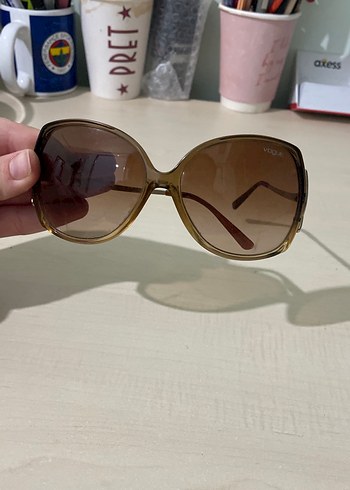Vogue Vogue Bej Şeffaf Kadın Güneş Gözlüğü