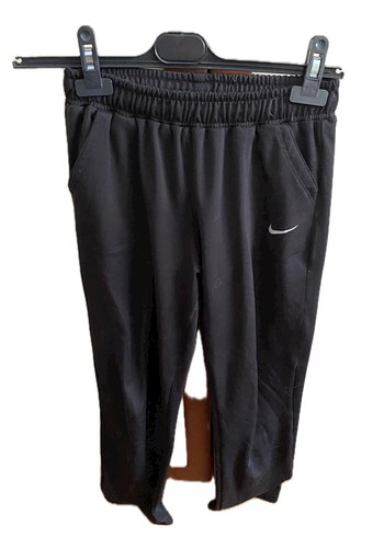 Standart Beden Beden beyaz Renk Kızlar için Fermuarlı Beyaz Sweatshirt ve Siyah Eşofman