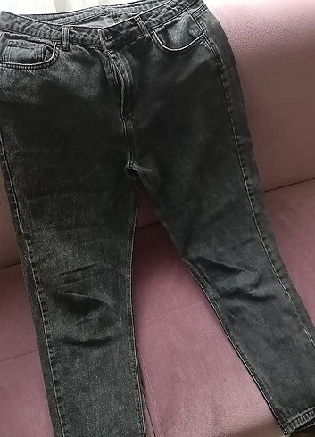 30 Beden gri Renk Mom jeans 
