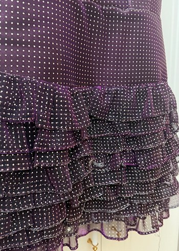 Mini elbise abiye elbise parıltılı elbise - Görsel 5