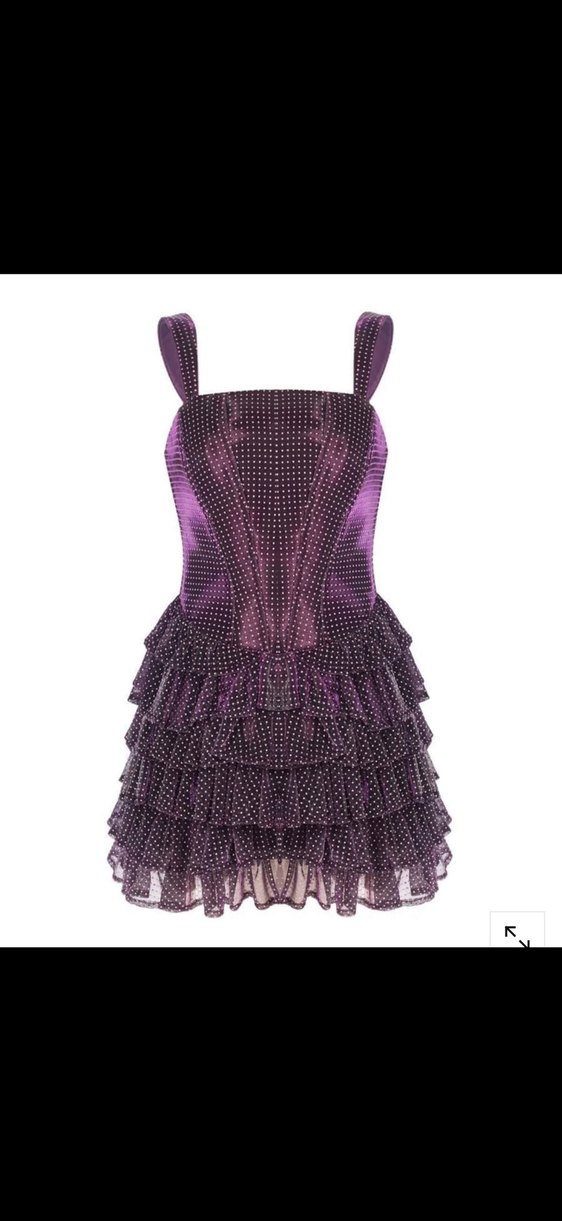 Mini elbise abiye elbise parıltılı elbise - Görsel 2