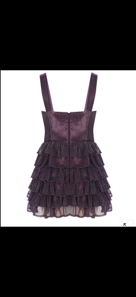 Mini elbise abiye elbise parıltılı elbise - Görsel 3