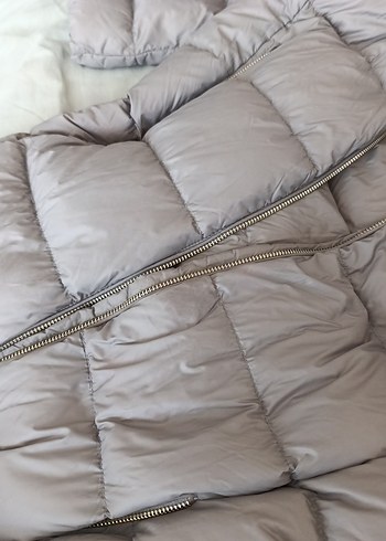 Mango kaz tüyü Mont - Görsel 5