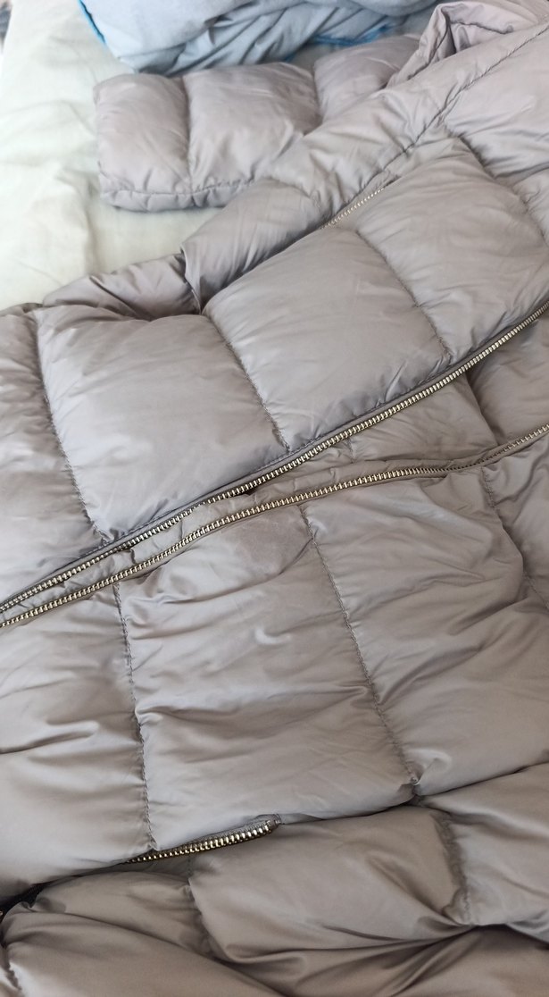 Mango kaz tüyü Mont - Görsel 5