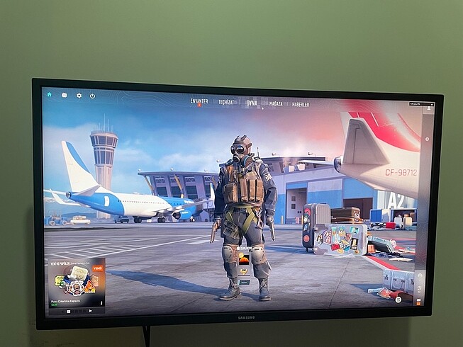4k 60hz SAMSUNG Monitör 31.5 inç