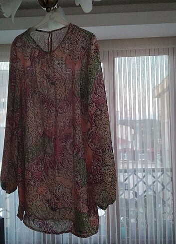 Diğer Bluz uzun kollu sifon bluz .