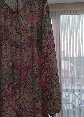 Şifon tunik bluz