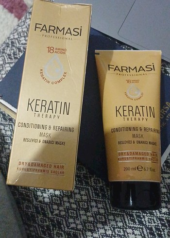 Farmasi Keratin Terapisi Onarıcı Saç Maskesi 200 ml