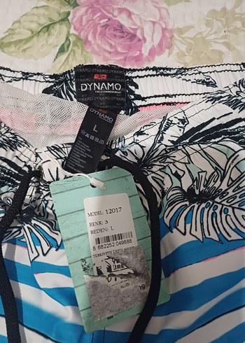 Renkli Baskılı Erkek Midi Yüzme Şortu - Görsel 2