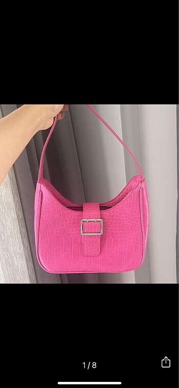 Bershka Pembe Baget Çanta