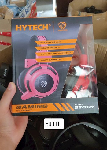 Hytech Story Pembe Renkli Gaming Kulaklık