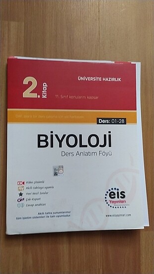 Eis yayınları tyt ayt biyoloji föyü