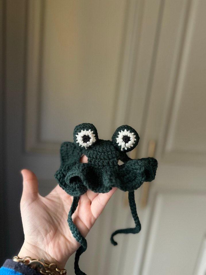 Örgü  kedi Şapkası - Görsel 4