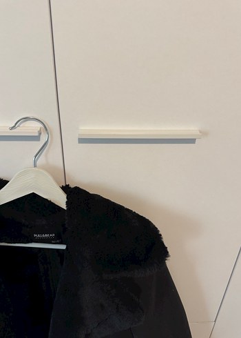 Siyah Süet Kadın Ceket, Kürklü - Görsel 6