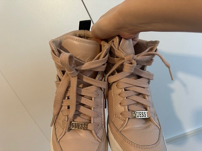 37 Beden pembe Renk guess sneaker bot