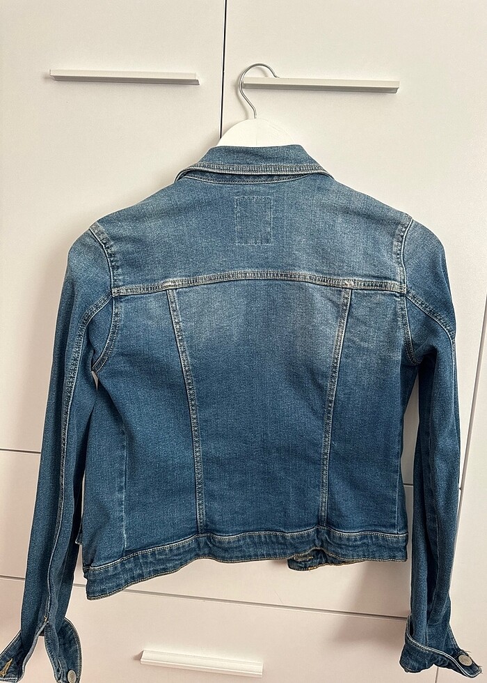 bershka denim kot ceket - Görsel 4