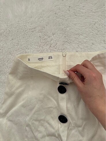 beyaz mango etek - Görsel 3