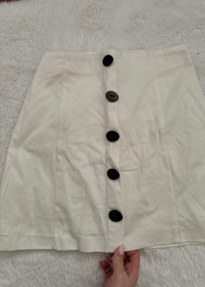 beyaz mango etek - Görsel 2