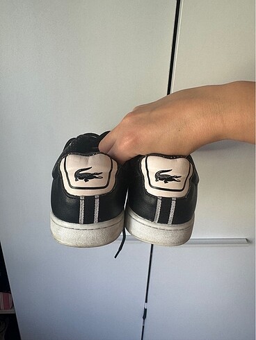 36 Beden siyah lacoste sneaker