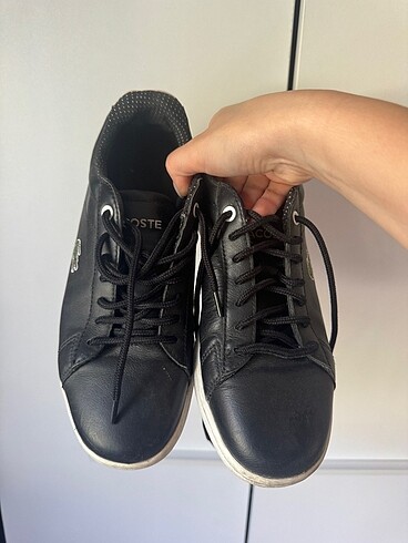 siyah lacoste sneaker - Görsel 6
