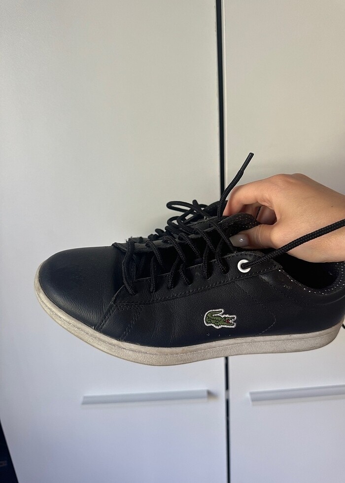 siyah lacoste sneaker - Görsel 2