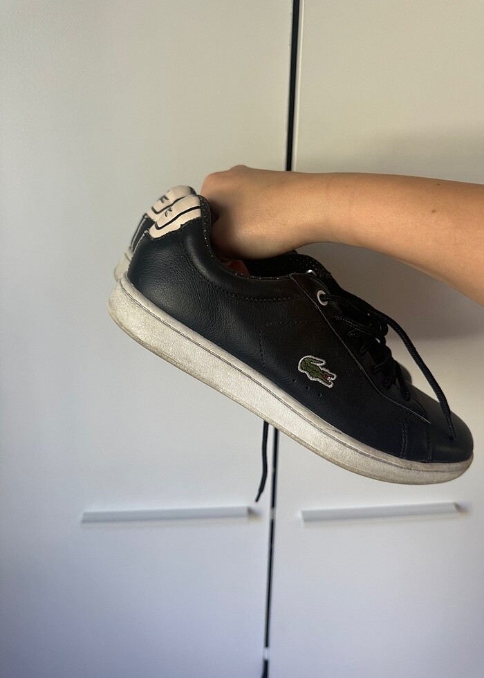 siyah lacoste sneaker - Görsel 4