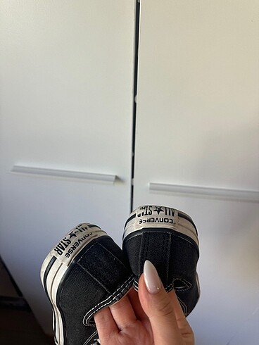 35 Beden siyah Renk siyah converse ayakkabı