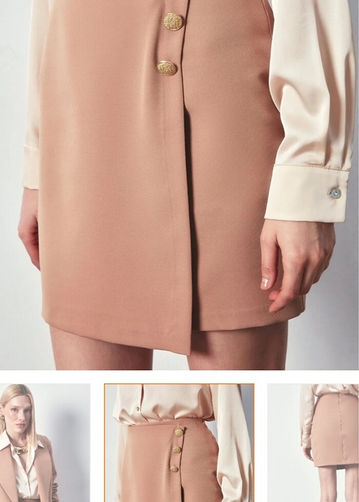 Saten marka  etek - Görsel 4