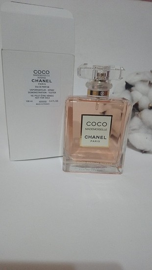 Chanel Coco Mademoiselle INTENSE 100 ml bayan tester parfum 