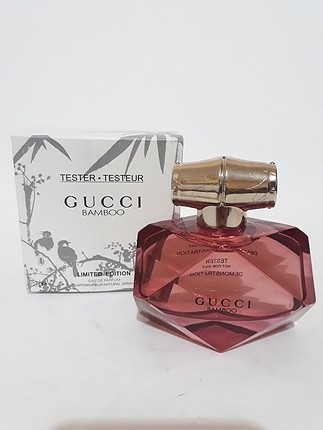 gucci bamboo red limited edition 100 ml bayan tester parfum 