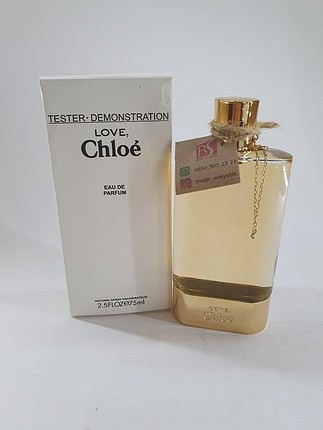 chloe love 75 ml bayan tester parfum 