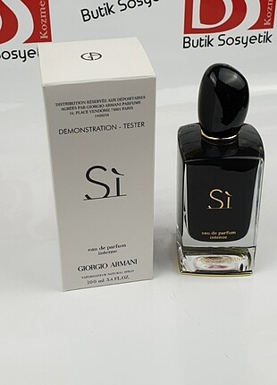armani si intense 100 ml bayan tester Parfüm 