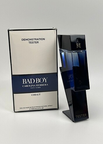 Carolina herrera bad boy cobalt 100 ml erkek tester parfum 