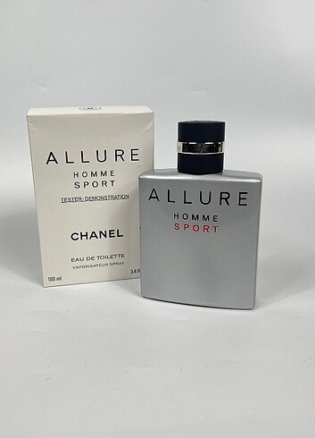 Chanel allure homme sport 100 ml erkek tester parfum 
