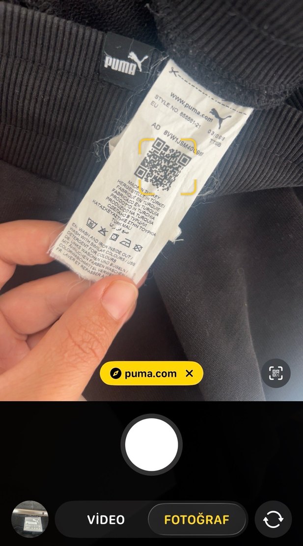 Siyah Kadın Puma Eşofman Altı - Görsel 3