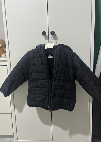 Düğmeli Siyah Erkek Çocuk Mont 3 yaş - Görsel 2