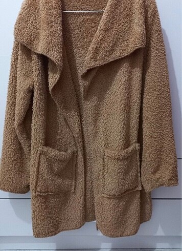 Uzun hırka camel renk