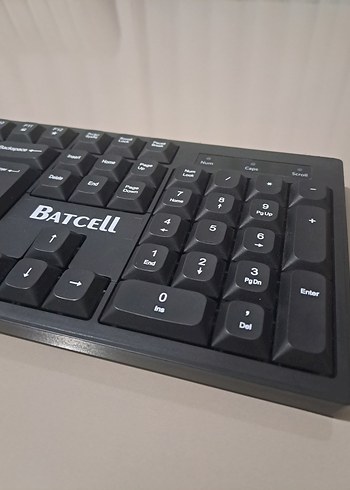 Batcell Siyah Kablosuz Klavye - Görsel 5