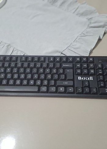 Batcell Siyah Kablosuz Klavye - Görsel 3