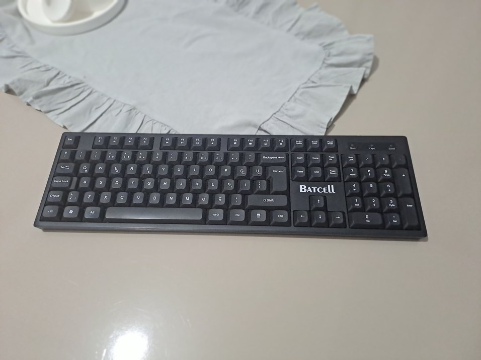 Batcell Siyah Kablosuz Klavye - Görsel 3
