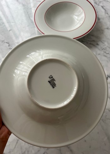 H&m home kırmızı makarna tabağı - Görsel 2