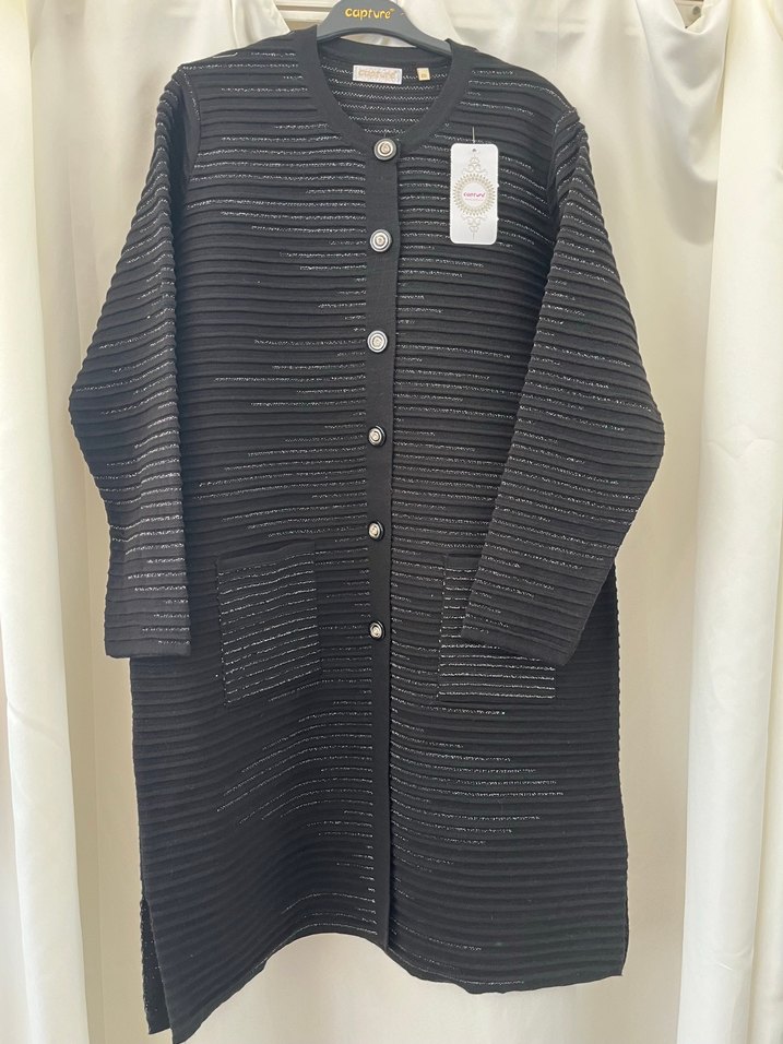 Uzun triko ceket  l,xl beden - Görsel 2