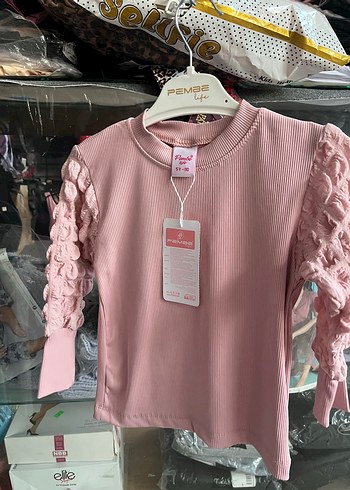 Kız Çocuk Pembe Bluz - Görsel 5