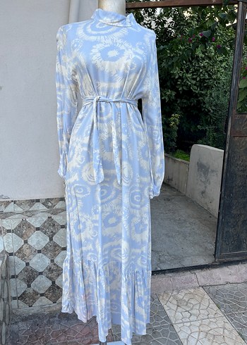 Boncuk Detaylı Renkli Bohem Uzun Elbise - Görsel 6