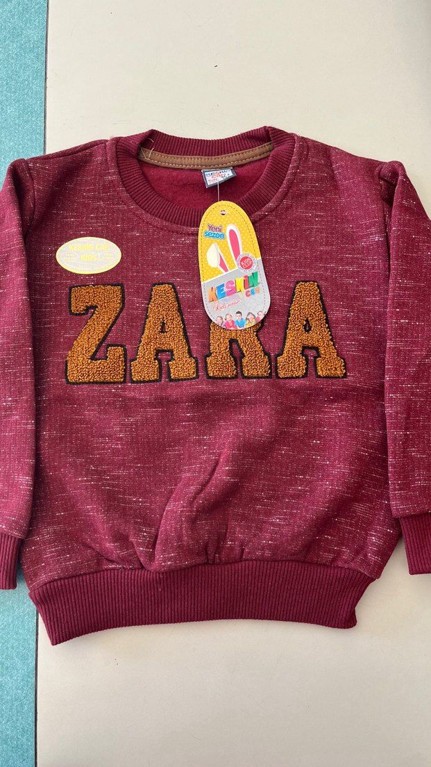 Erkek Çocuk Dino Baskılı Gri Sweatshirt - Görsel 2