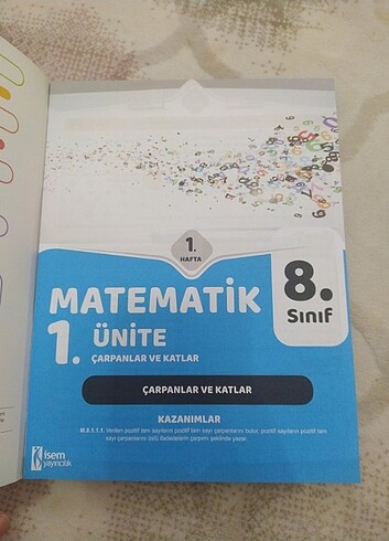  Beden Renk İsem 8. Sınıf soru Bankası matematik 