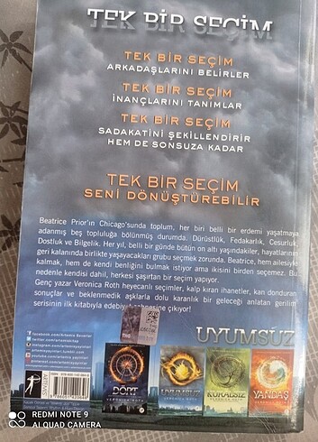  Beden UYUMSUZ 1 VERONİCA ROTH 